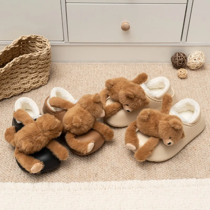 Children Casual Shoes Sweet Toys Soft Sole Kids Slippers Outdoors 2026 Winter New Boys Girls Warm Shoes Comfortable