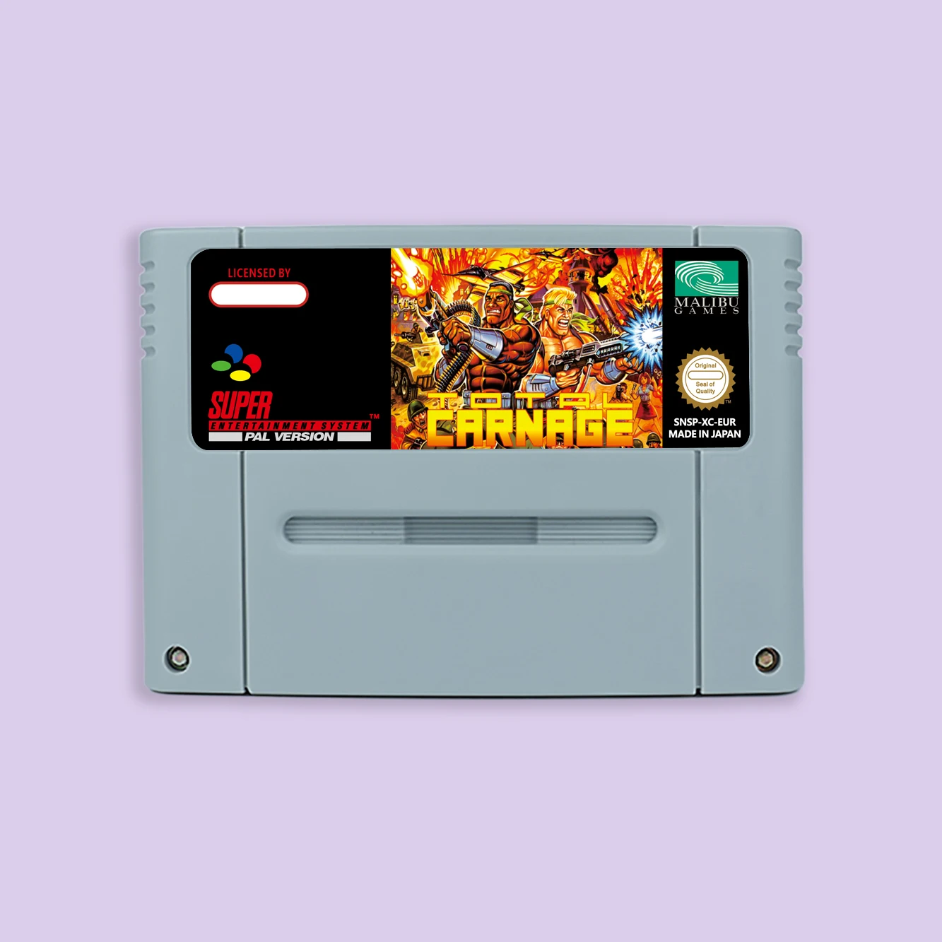 Total Carnage Action game for SNES 16 bit Single Card USA NTSC EUR PAL Video Game Consoles Cartridge