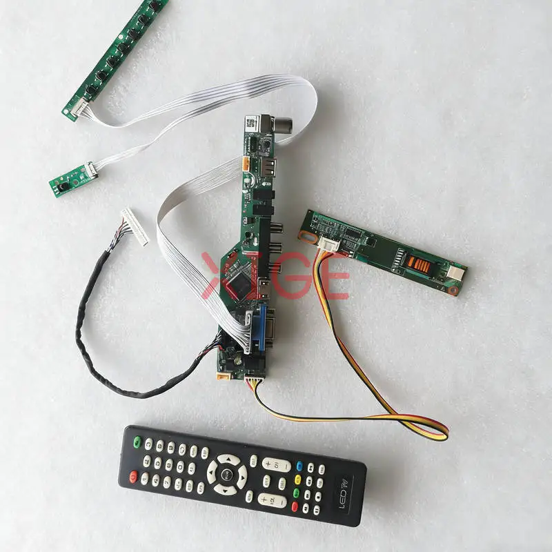 

Для LTN160AT02 LTN160AT01 N156B3 LTN156AT01 матричный контроллер плата DIY Kit 1366x768 1-CCFL HDMI + VGA + AV + USB 1366 * 768 LVDS 30-контактный