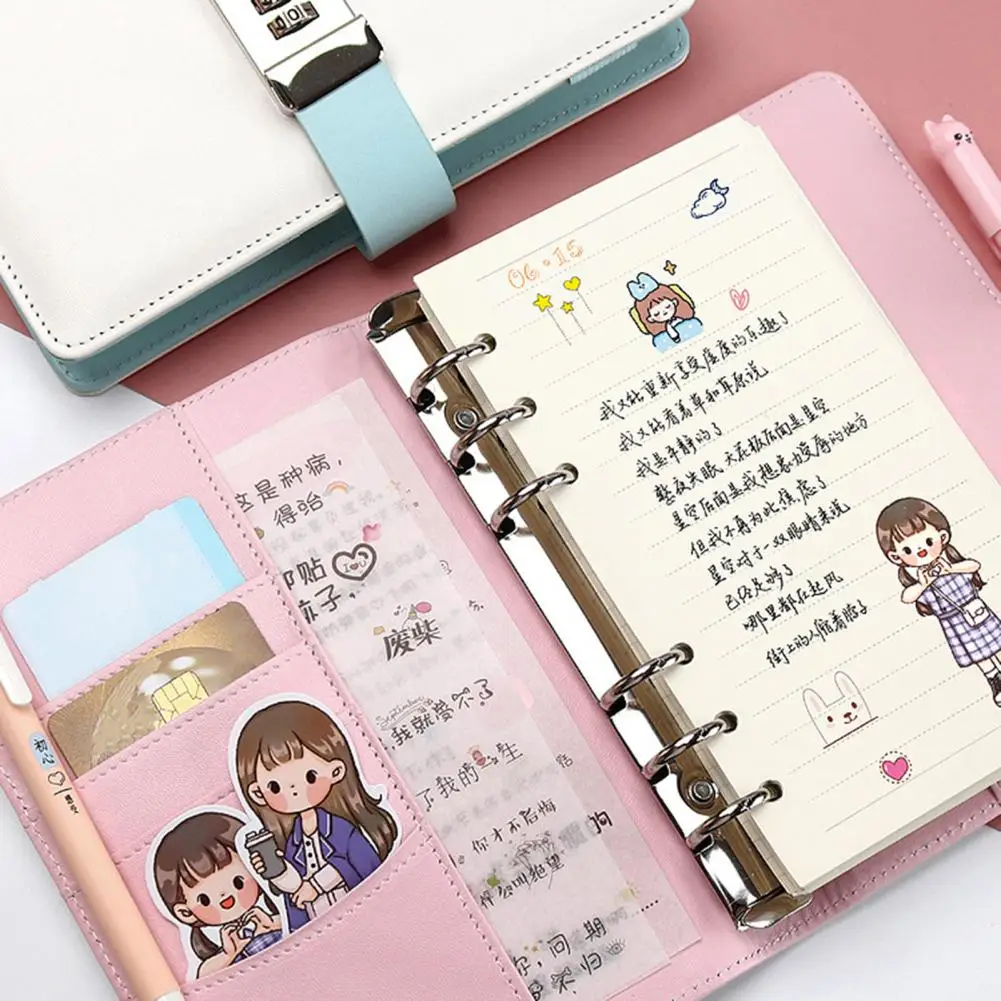Eye Protection Eco-friendly Planner Organizer Lock Diary for Student