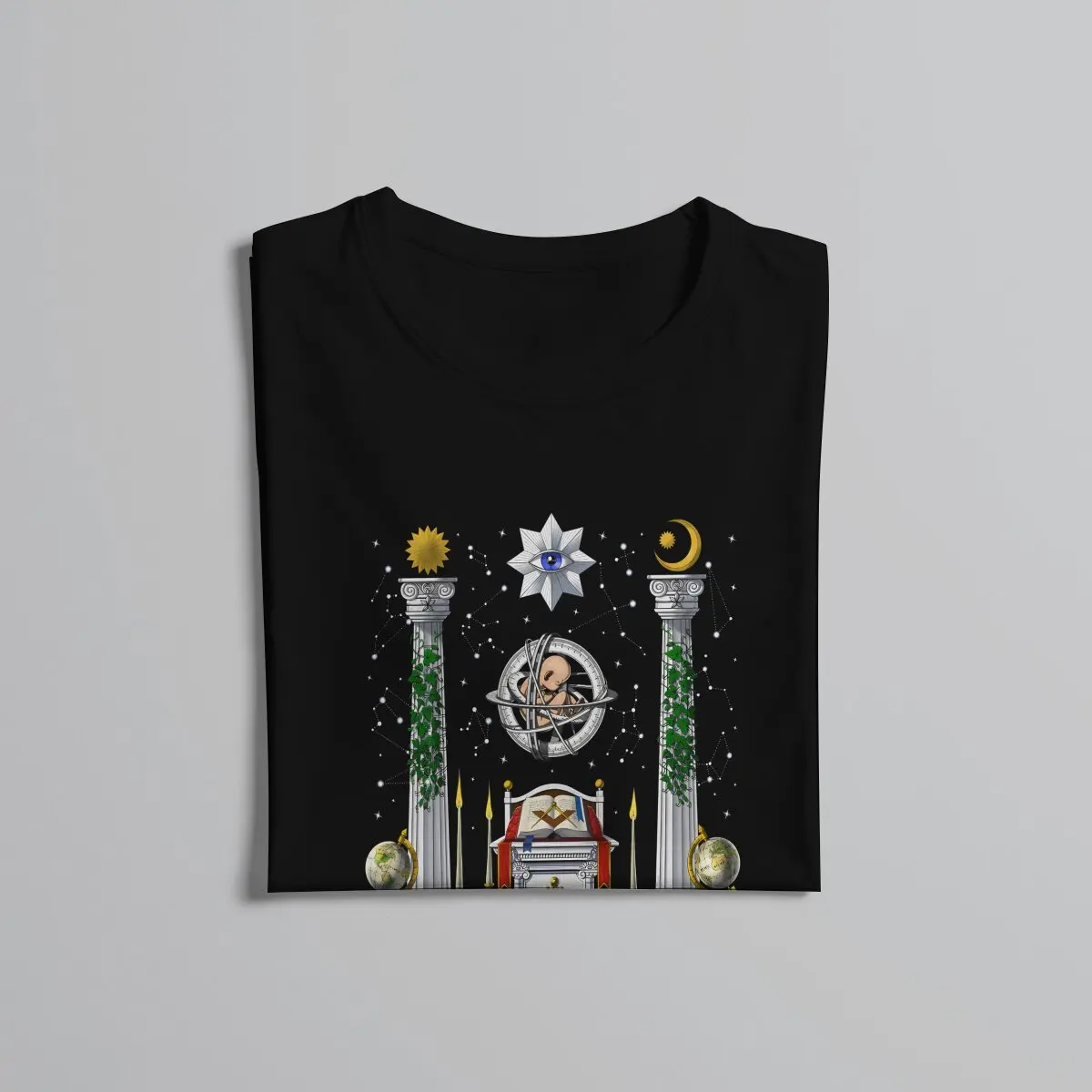 Masonic Altar  T Shirt Fashion O-Neck TShirt Harajuku Short Sleeve Polyester