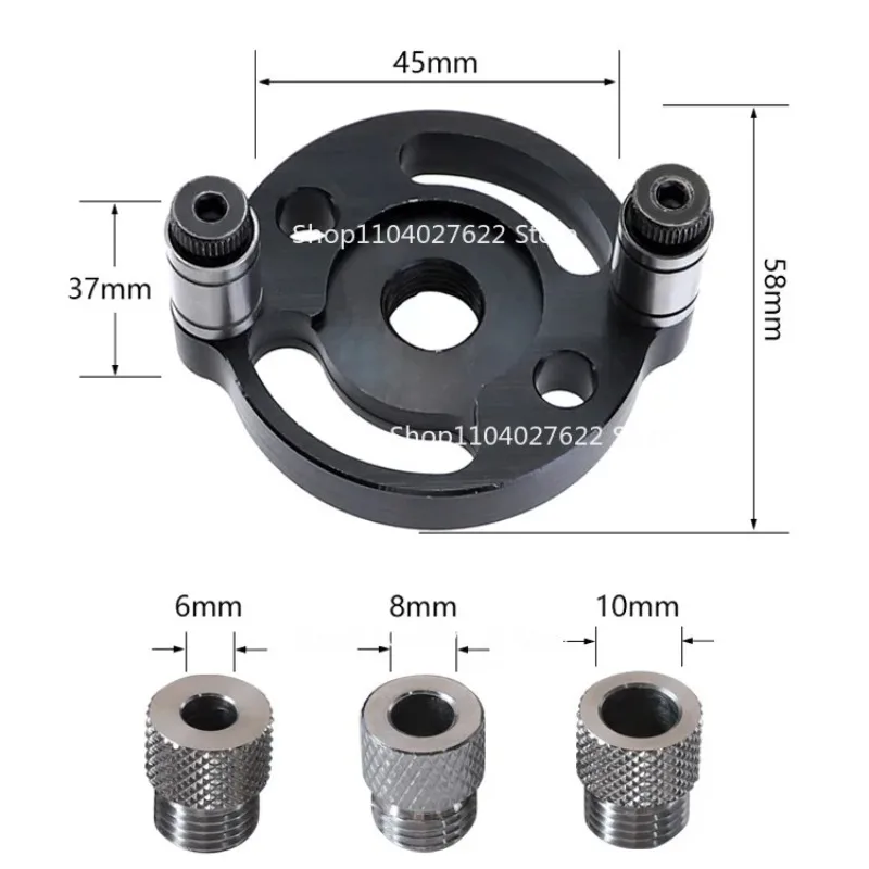 

Woodworking straight hole punching 6 8 10mm self-centering log tenon splicing drilling positioner opening woodworking tool