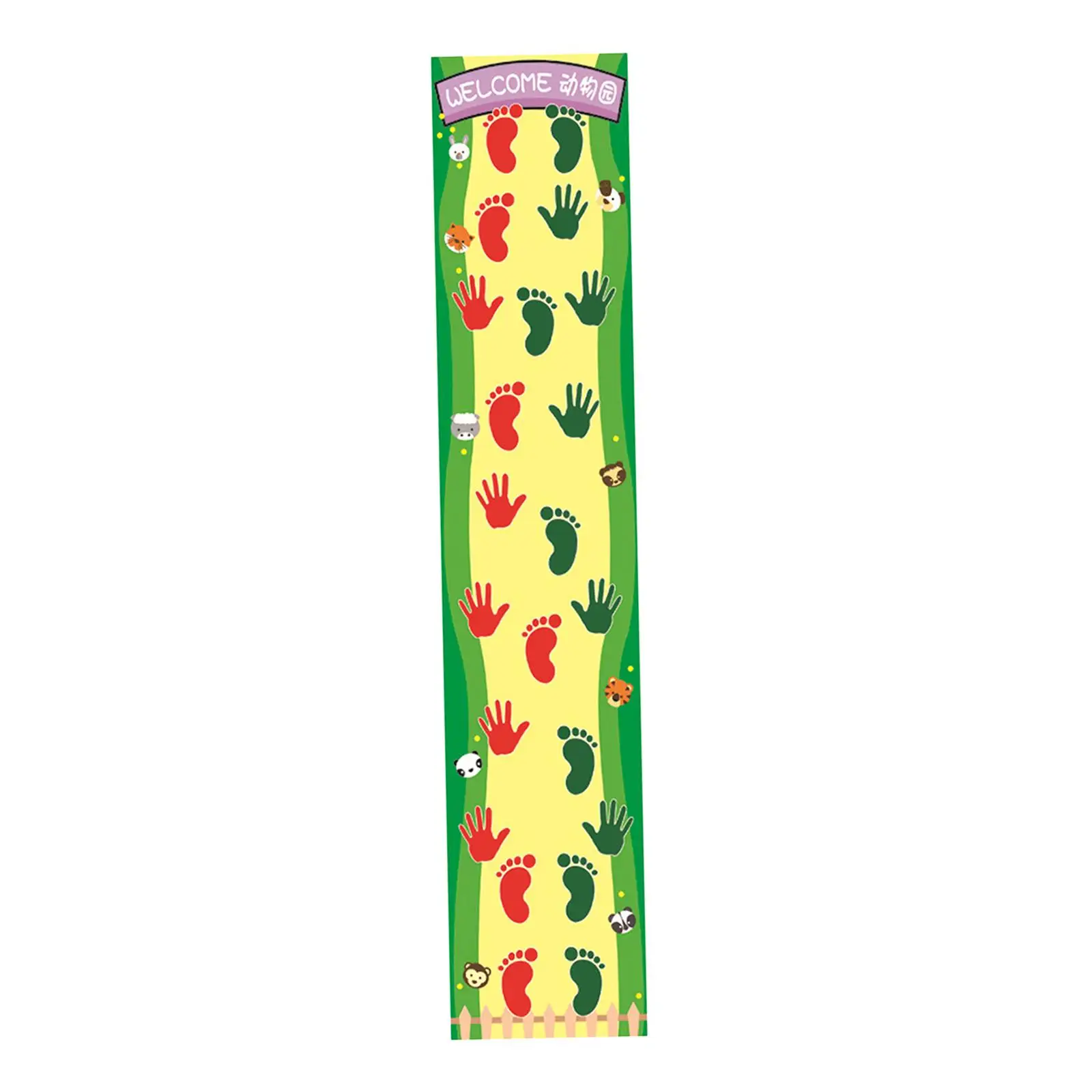 Kids Fitness Toy Hand Foot Hopscotch Team Expand Props Outdoor Training Group Building Fun Game Mat
