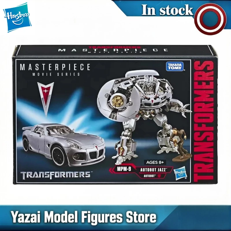 Original Hasbro TAKARA TOMY Transformers MASTERPIECE MOVIE SERIES MPM-9 AUTOBOT JAZZ Action Figure Model Gift
