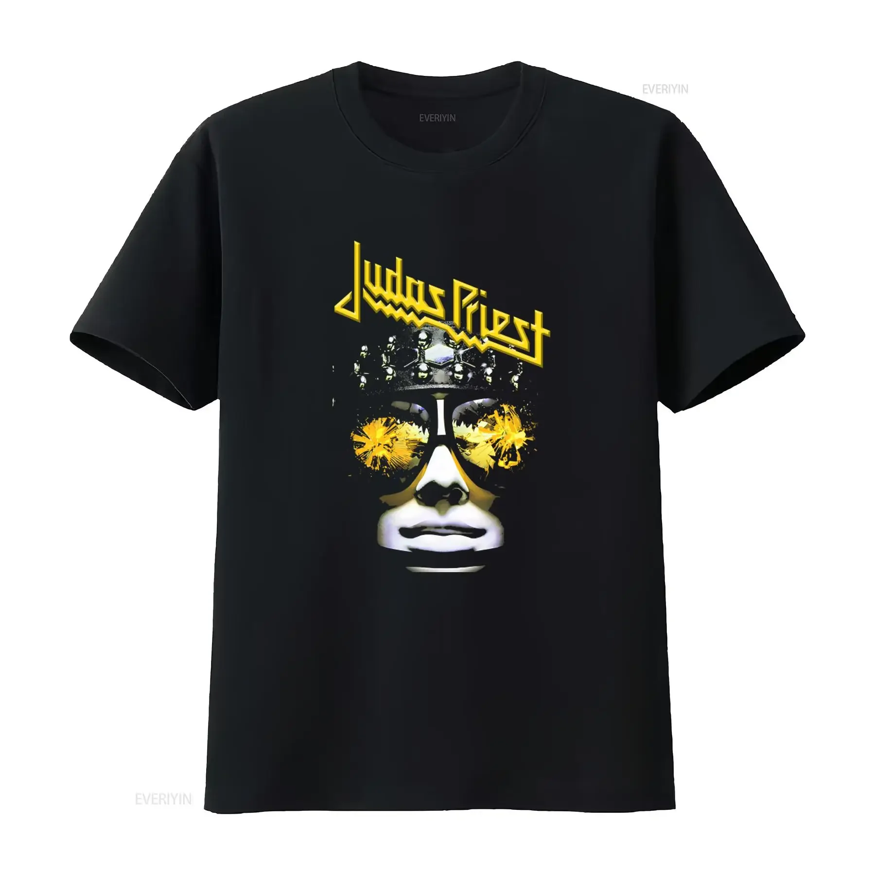 Judas Priest Killing Machine Album T shirt Rob Halford Hell Bent Leather Design Rock Band vintage Washed Comfortable graphic