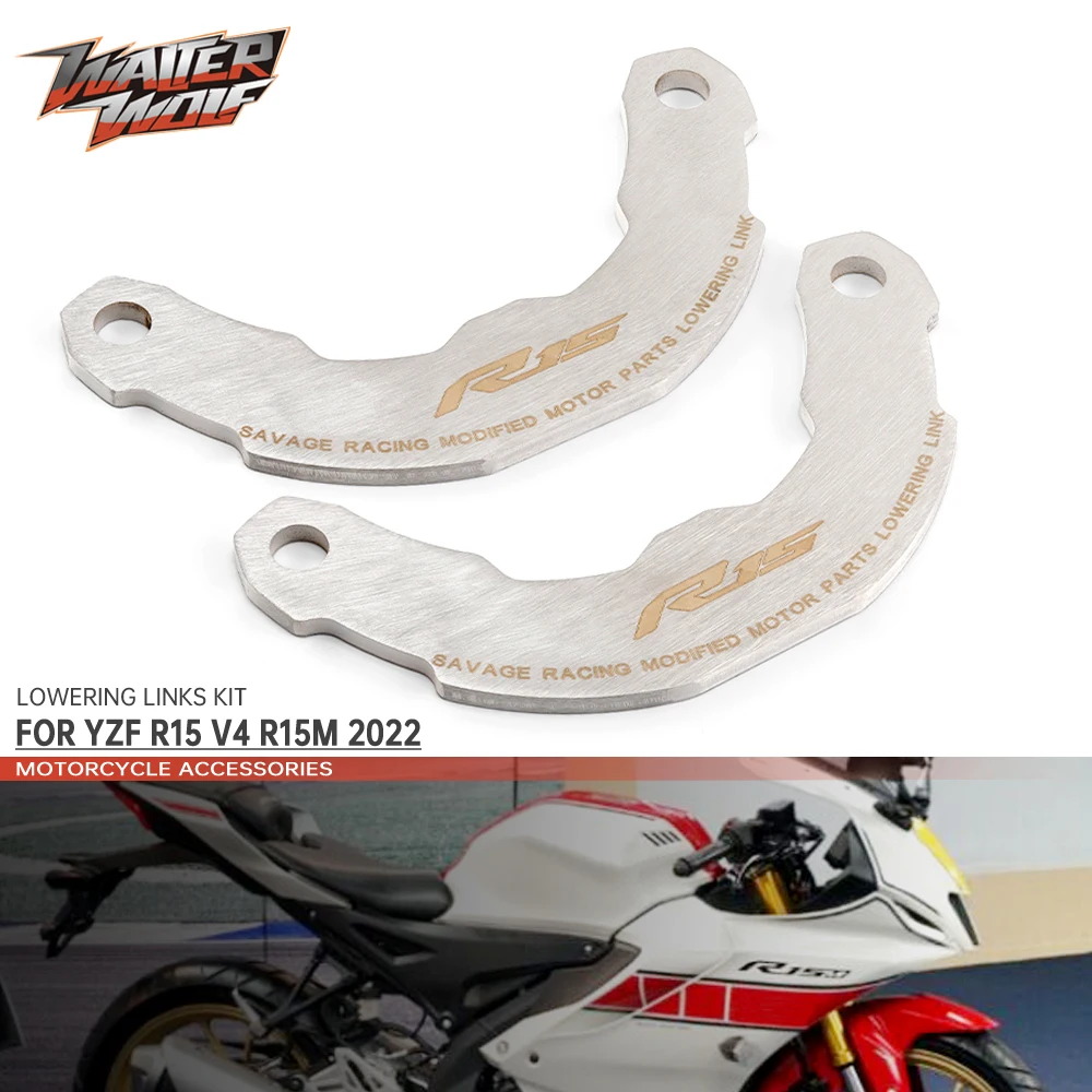 

Lowering Links Kit For YAMAHA YZF R15 V4 R15M YZFR15 YZFR15M 2022 New Motorcycle Accessories Rear Suspension Drop Lever Steel