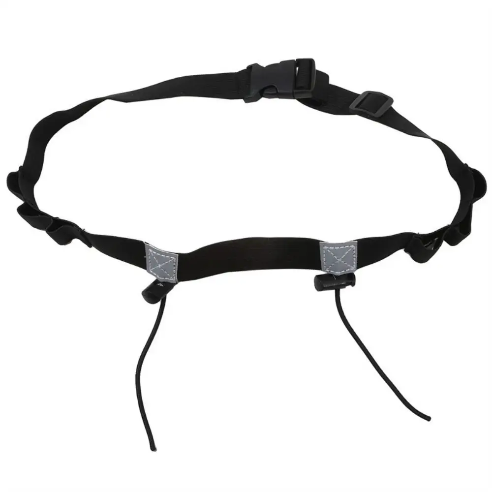 

Professional Reflective Strips Race Number Belt Adjustable Lightweight Waist Pack Elastic Race Number Holder Marathon