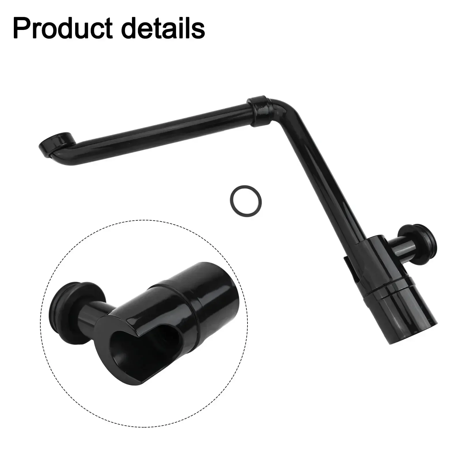 

1pcs 1/4 Inch Space-Saving Sink Waste Trap For Bathroom Adjustable Washbasin Siphon For Bathroom Pipe Drain Pipe