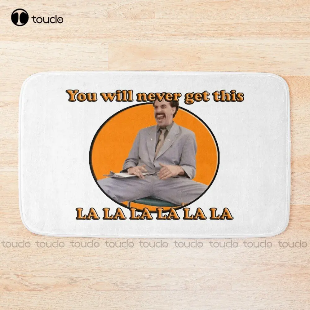 Borat, You Will Never Get This Bath Mat Meme Bathroom Mat Black Carpet