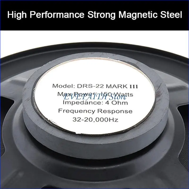 124B Car Front/RearDoor Speaker Coaxial Auto Music Stereo Hifi Speakers 6.5Inch 150W