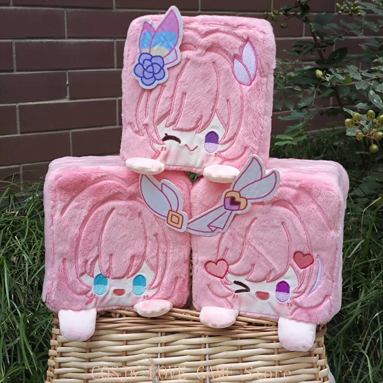 Anime Honkai: Star Rail Cyrene Cosplay lindo cuadrado Dango almohada de dibujos animados sofá respaldo cojín juego regalo de cumpleaños