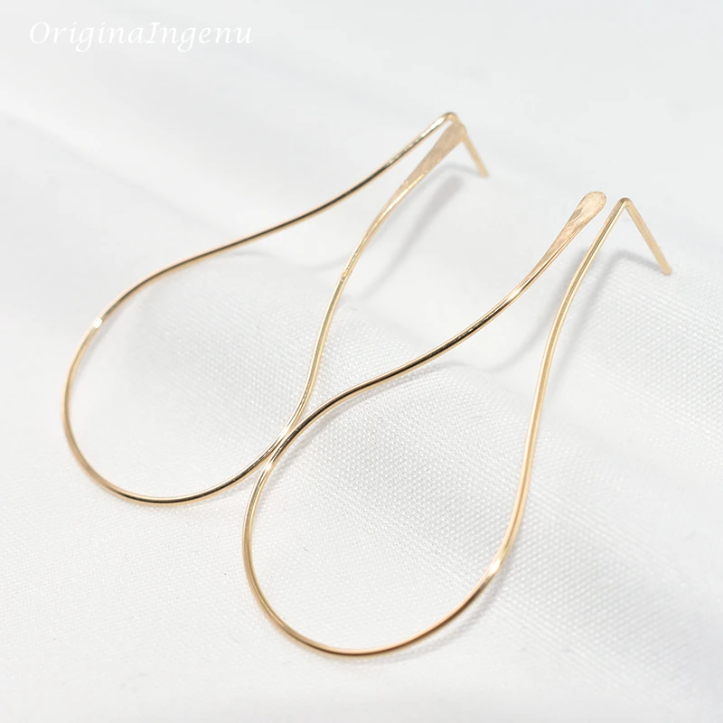 925 Sterling Silver Circle Earrings Handmade Jewelry Gold Wrap Oorbellen Brinco Vintage Jewelry Earrings For Women Pendientes