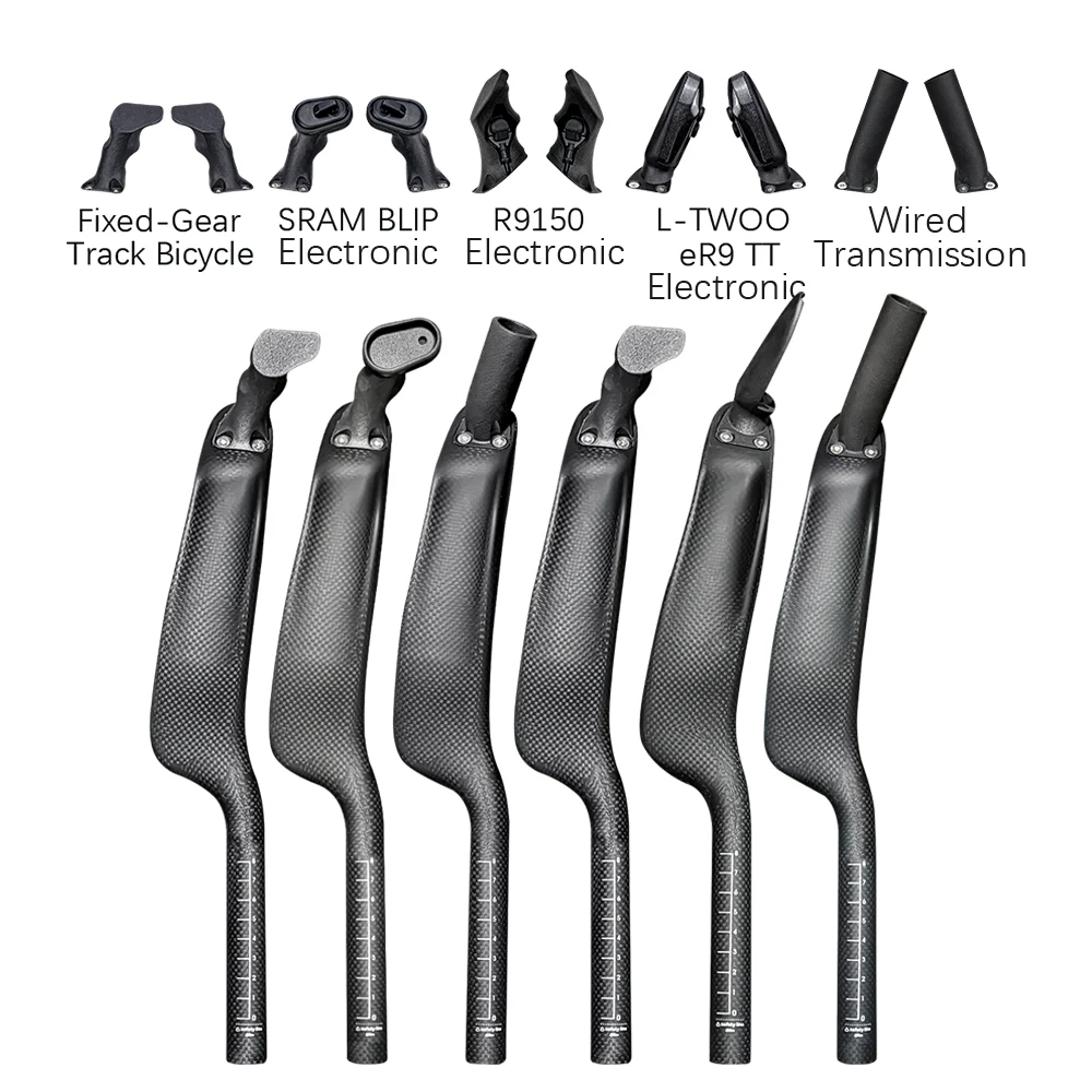 Carbonfaser-Triathlon-Zeitfahr-Lenker, Fahrrad-Rest-Lenker, Clip-on Aero-Lenker, Lenkerverlängerung, mechanisch und elektronisch