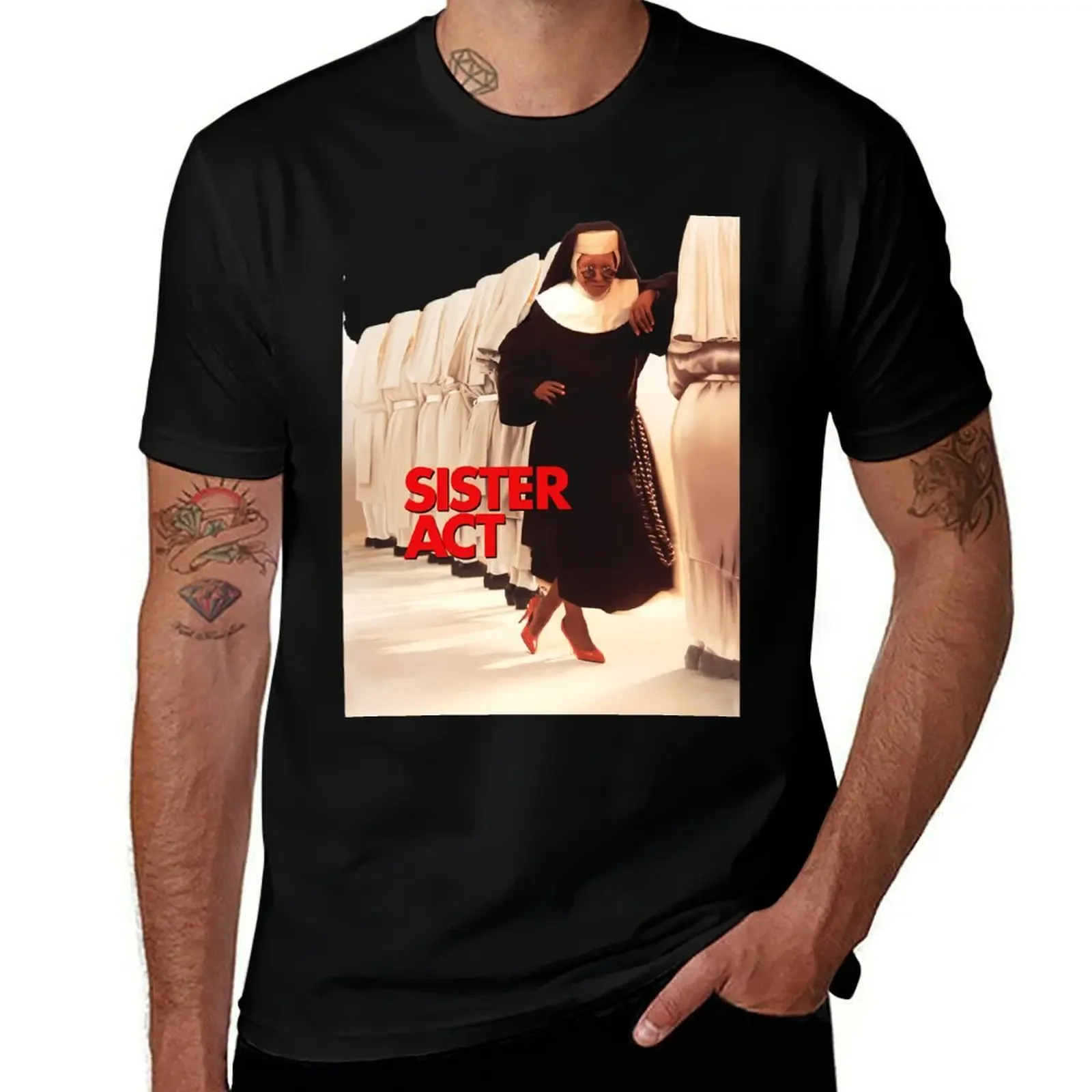 Poster Sister Act T-Shirt plus sizes summer 2025 customs design your own slim fit t shirts for men