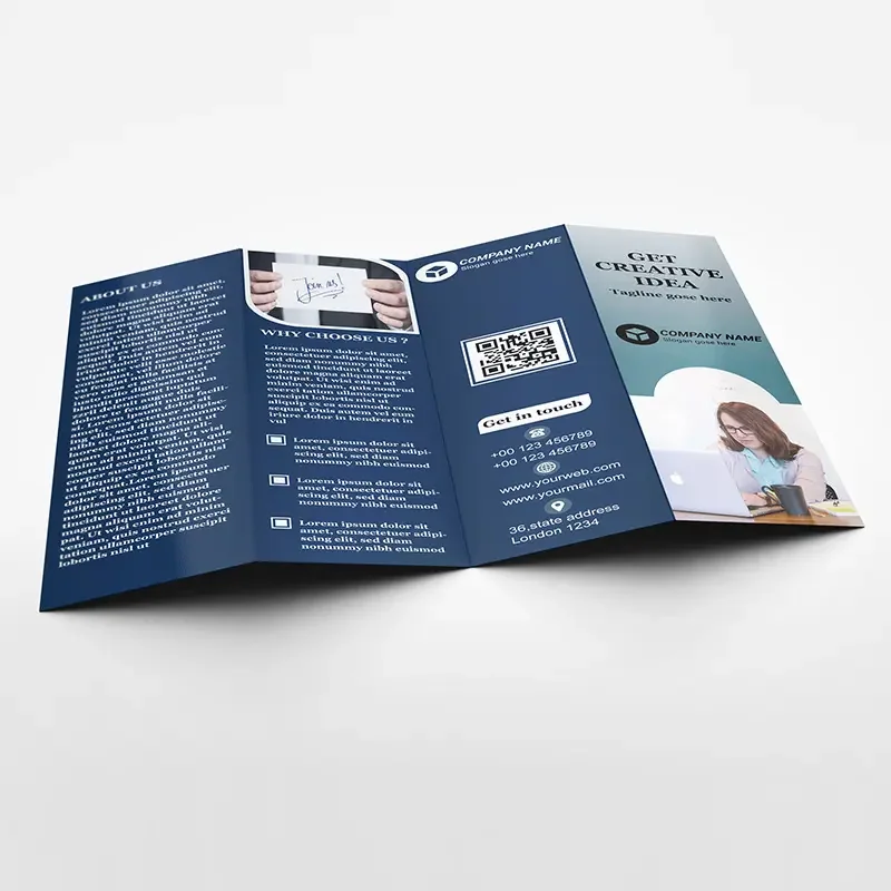 Custom Flyer Booklet Instruction Manual Pamphlet Menuel Any Size Design Brochure Leaflet Catalogue Product Promotion Advertising