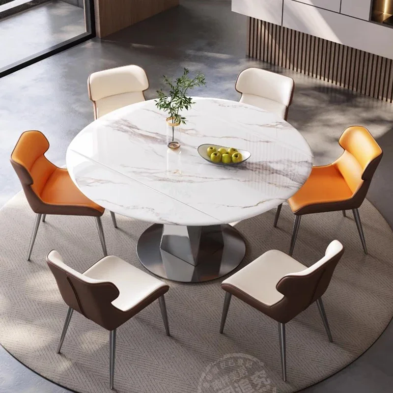 خدمة ركن طاولة الطعام استقبال بوكر مصمم الكتابة بساطتها طاولة طعام بيسترو Mesas De Jantar أثاث المنزل