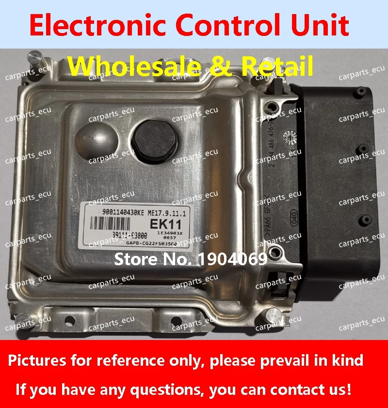 

For Hyundai kia Rena Car Engine Computer Board/ECU/ME17.9.11.1 39111-03800 EK11/39111-03556 A48/39119-2BAD5 B727/39131-2B090 S66