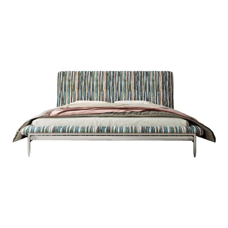 

Fabric bed designer original master bedroom soft bag double bed