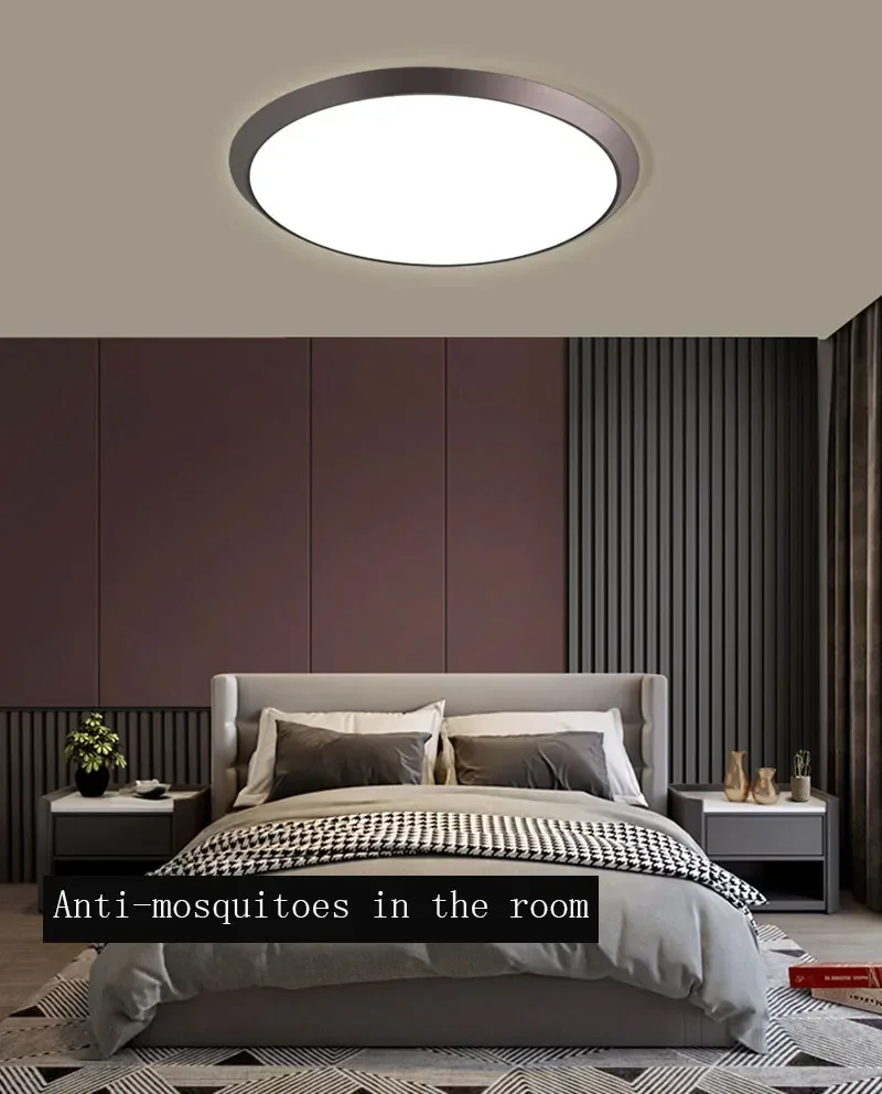 

Waterproof LED Ceiling Light, Living Room, Bedroom, Balcony, Aisle, Bathroom, Dustproof, Anti-Mosquito, 24W, IP54