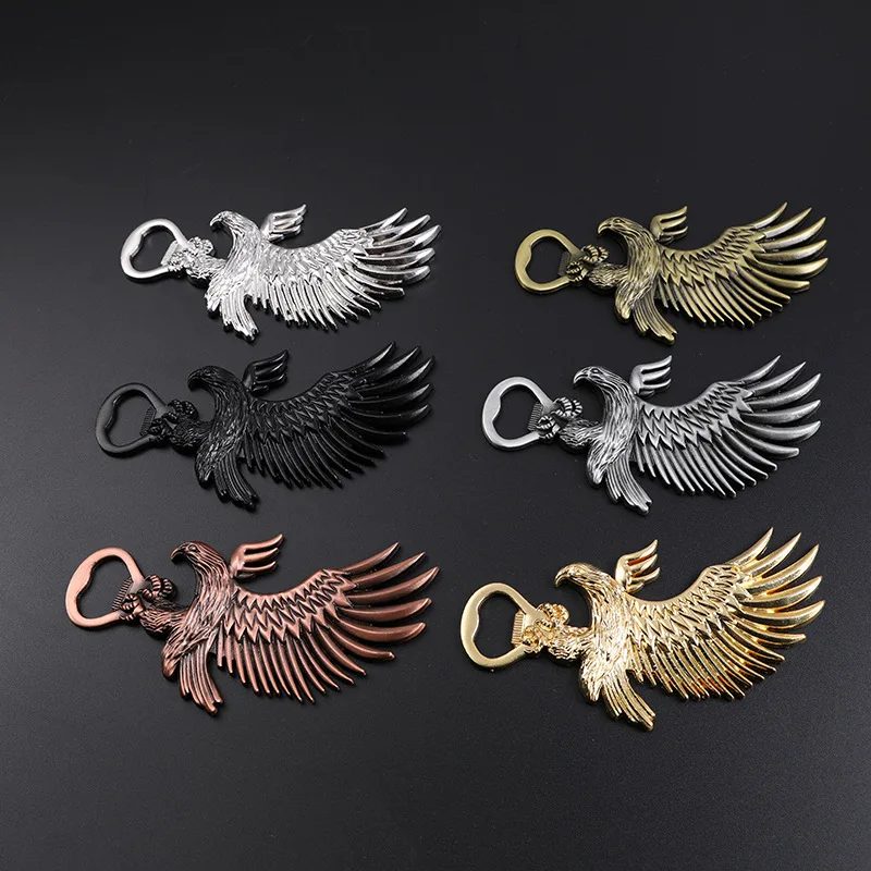 1pcs Creative Bottle Opener Eagle Wings Retro Beer Opener Bar Tools Wedding Gifts for Guests Fridge Magnet  Kitchen Accesories