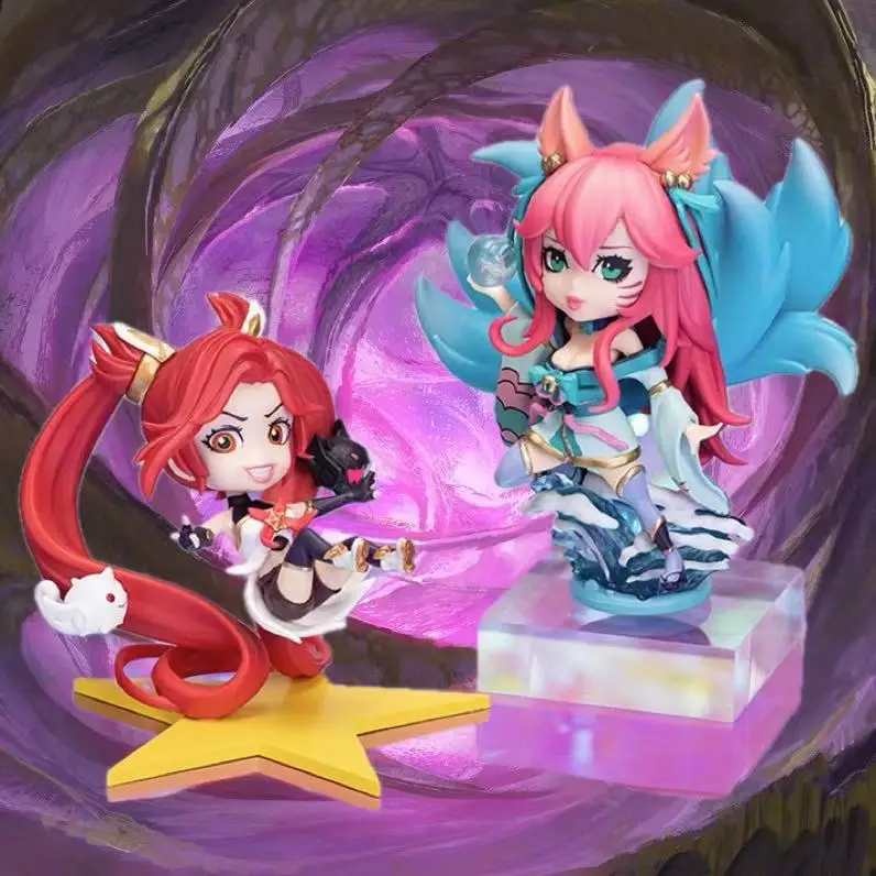 Miss Fortune Caitlyn  Kai\'Sa Sona Seraphine Lux Jinx Ahri Mini Figure Blindbox Genuine Original Packaging Brand New