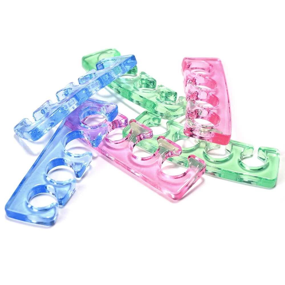 20/40/100/200pcs Soft Silicone Finger Toe Separator Holder Dividers for Manicure Pedicure Flexible Scratching Splitter Tools