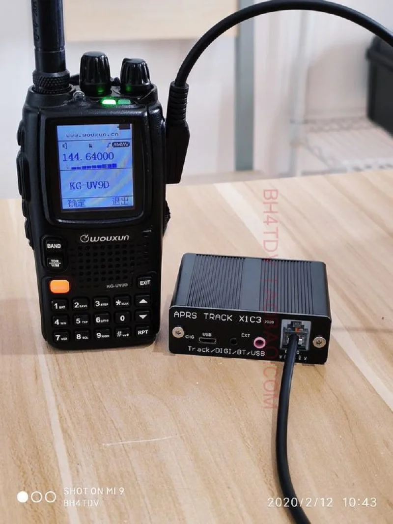 Nowa X1C-3 APRS Tracker ręczna wtyczka Walkie do odtwarzania dla Track/DIGI/USB/BT