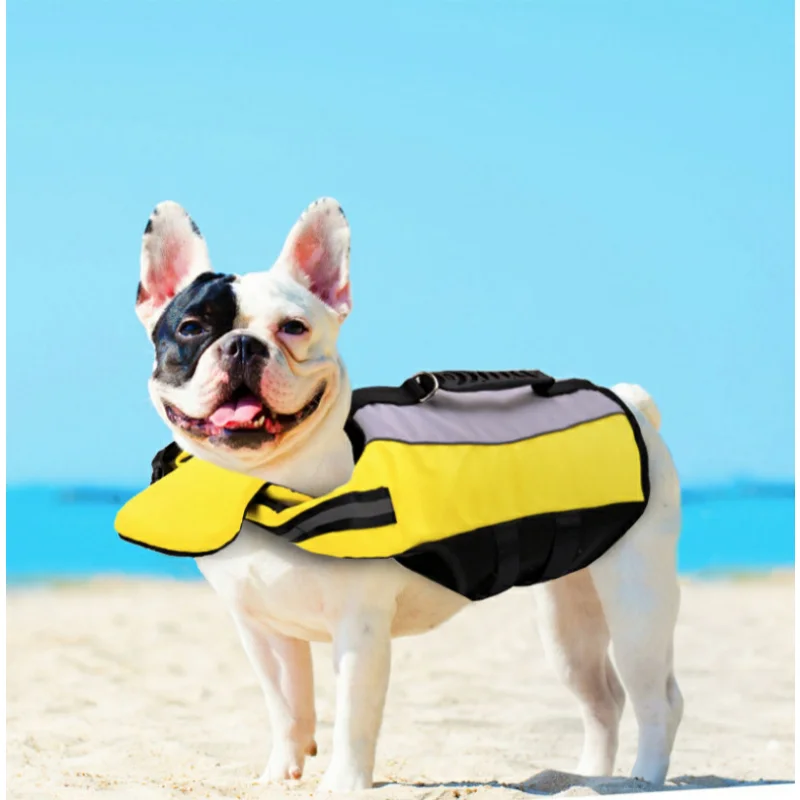 

Pet Life Jacket Pet Clothes New Air Bag Inflatable Foldable Dog Convenient Style Safe Swimming Suit