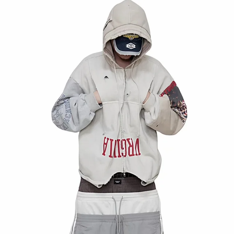 

Протокол Index Signature 1:1 Мужская и женская верхняя одежда премиум-класса с обратным пэчворком и капюшоном на молнии