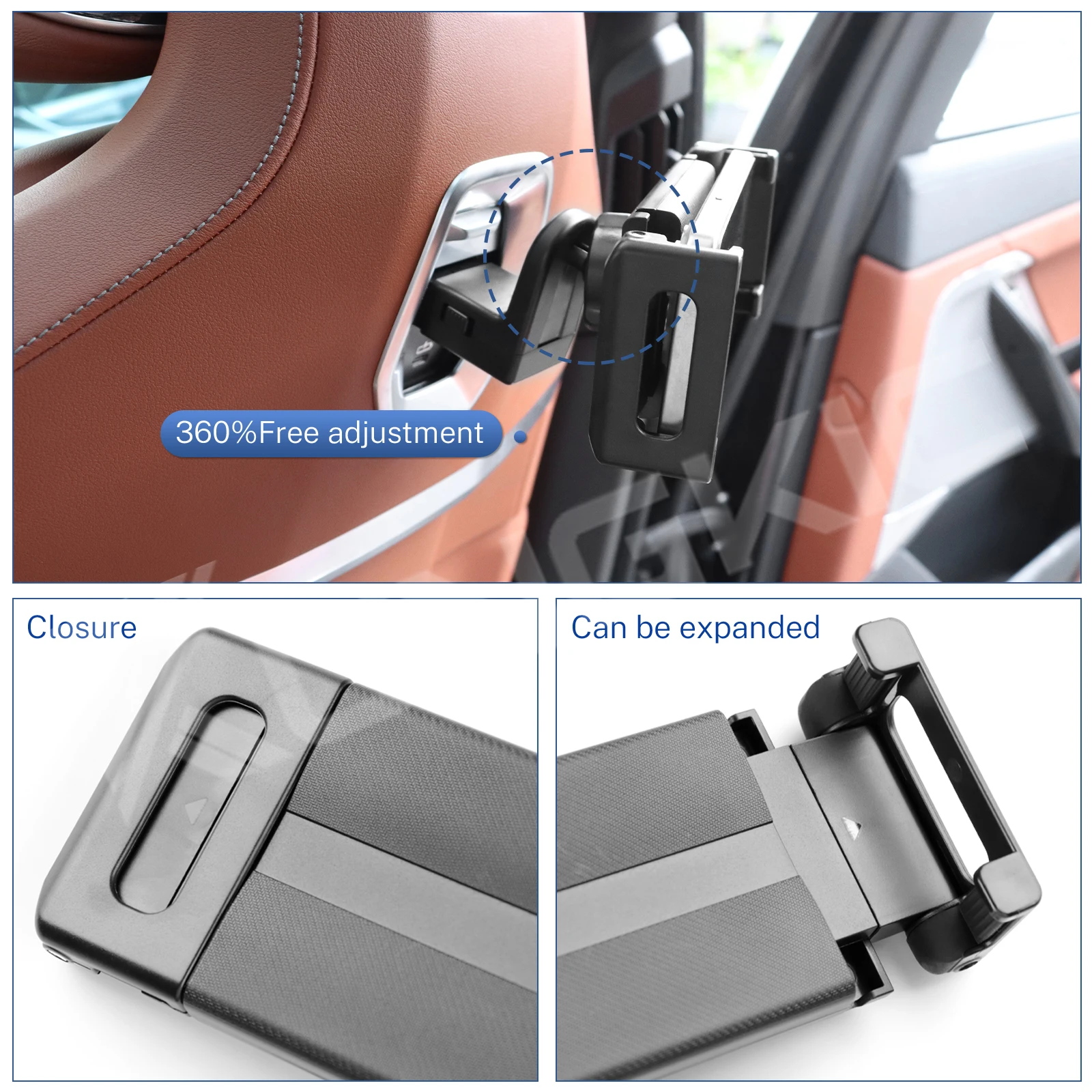 Car Rear Seat Multimedia Special Support for iPad Phone Holder For BMW IX i5 G60 G05 G06 G61X3 X5 X6 5 Series 7 Series 2025 G45 - Image 6
