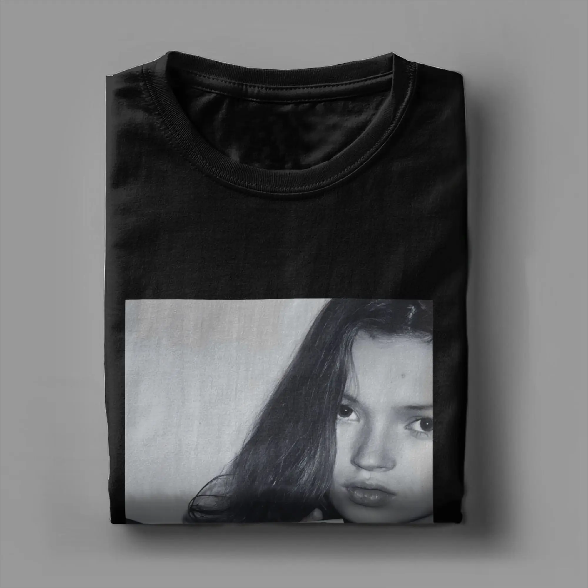 كيت موس تي شيرت للرجال الجدة القطن المحملات Crewneck قصيرة الأكمام تي شيرت هدية فكرة الملابس