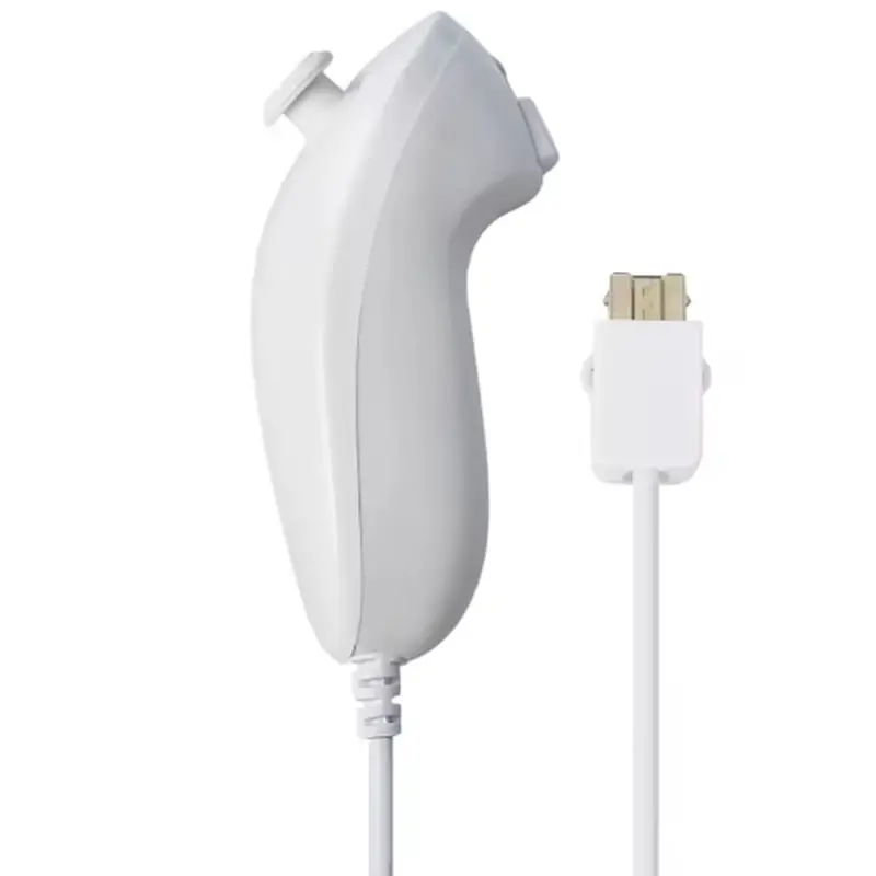 Entrega em 24 horas para controle esquerdo do Wii, alça curvada, para console Wii, controle de jogo, controle remoto esquerdo, d