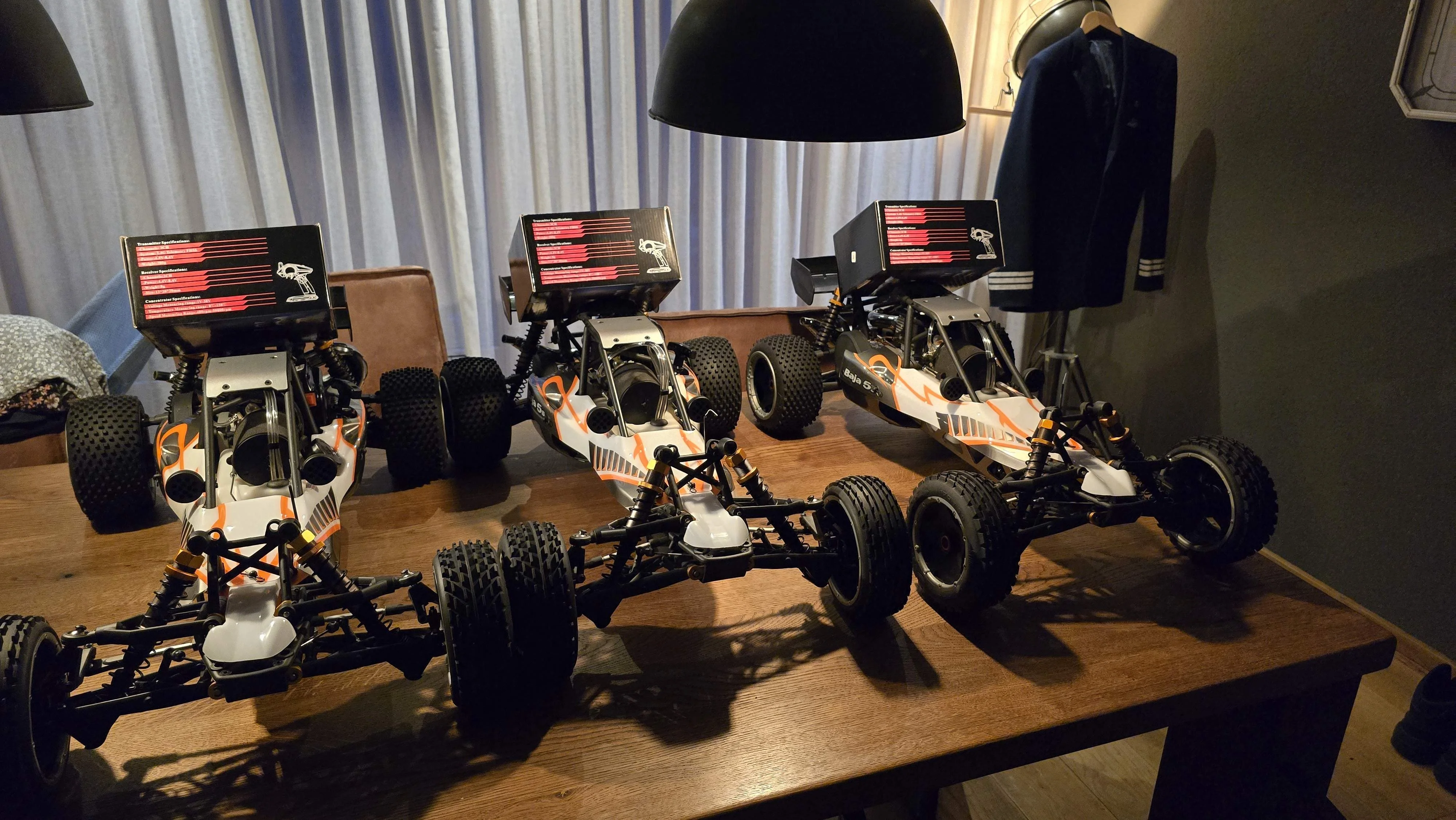 SY 2.4G RC Racing Car 80km/h Landway Baja 1/5 5B Gas 2 Stroke 30cc  Engine Off Road Truck