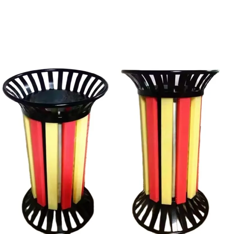 

Luminous trash can, remote control LED light 16 color outdoor waterproof garden landscape decoration trash can