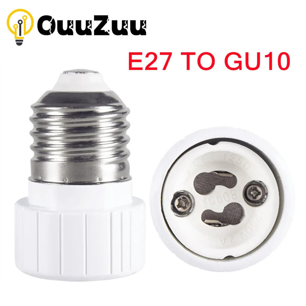 Light Bulb Adapter Converter LED E27 To GU10 Socket Material lamp Holder Converters Socket Adapter light Bulb Base Type