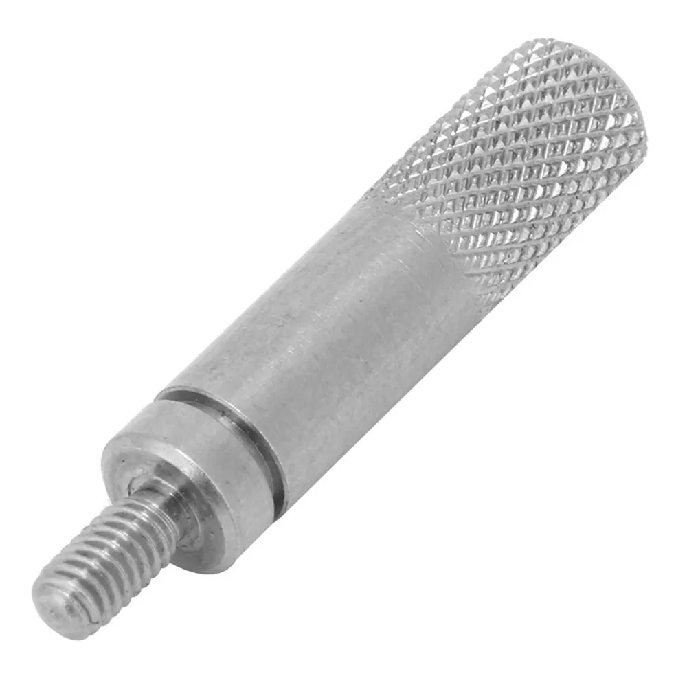 2.5mm Thread Dial Indicator Extension Rod M2.5 Thread Silver Contact Points Extension Rod Stainless steel 5mm Diameter