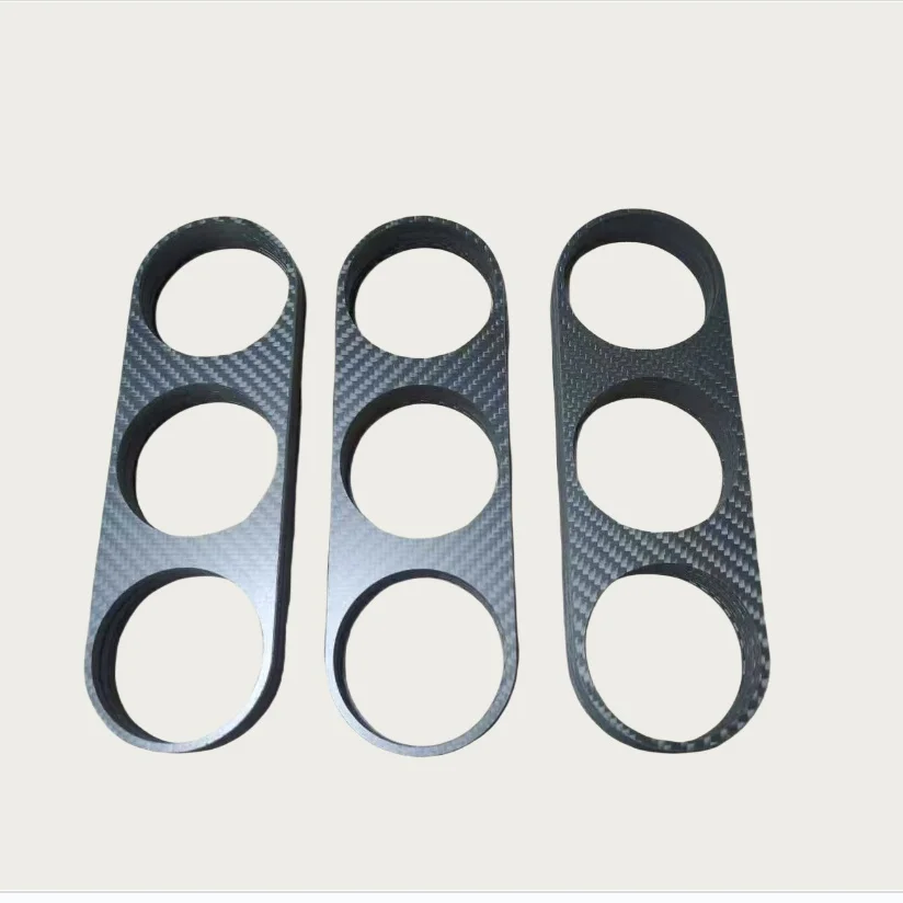 Carbon Fiber Sheet Plate Cutting Panel Board Processing CNC Machining Engraving Chamfering Drone Racing FPV Frame Spare Parts