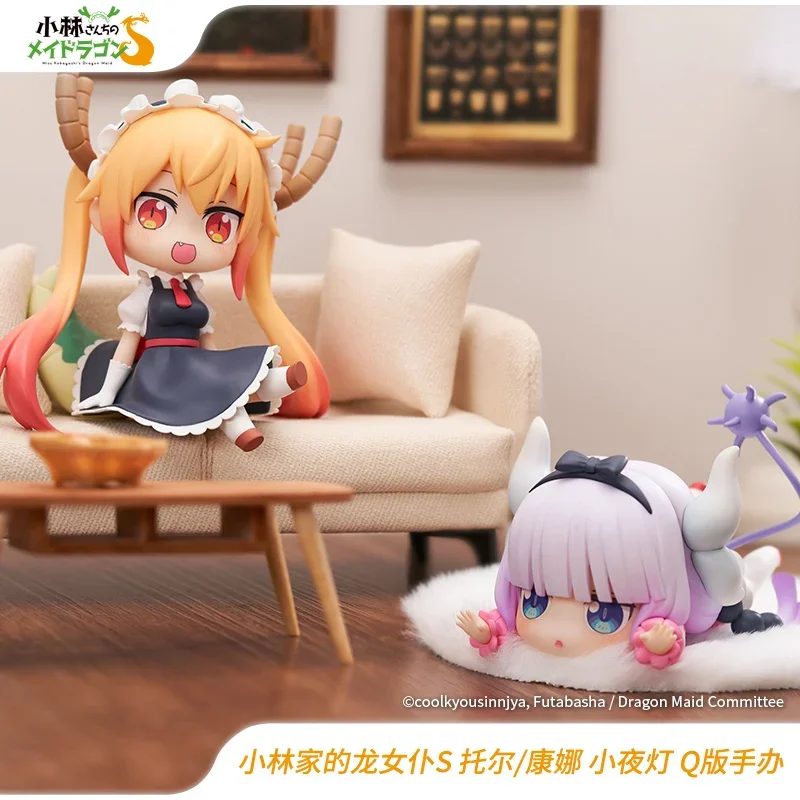 Miss Kobayashi's Dragon Maid Kannakamui Tohru Anime Figure Model Kit Q Version Figure Night Light Platform Lamp