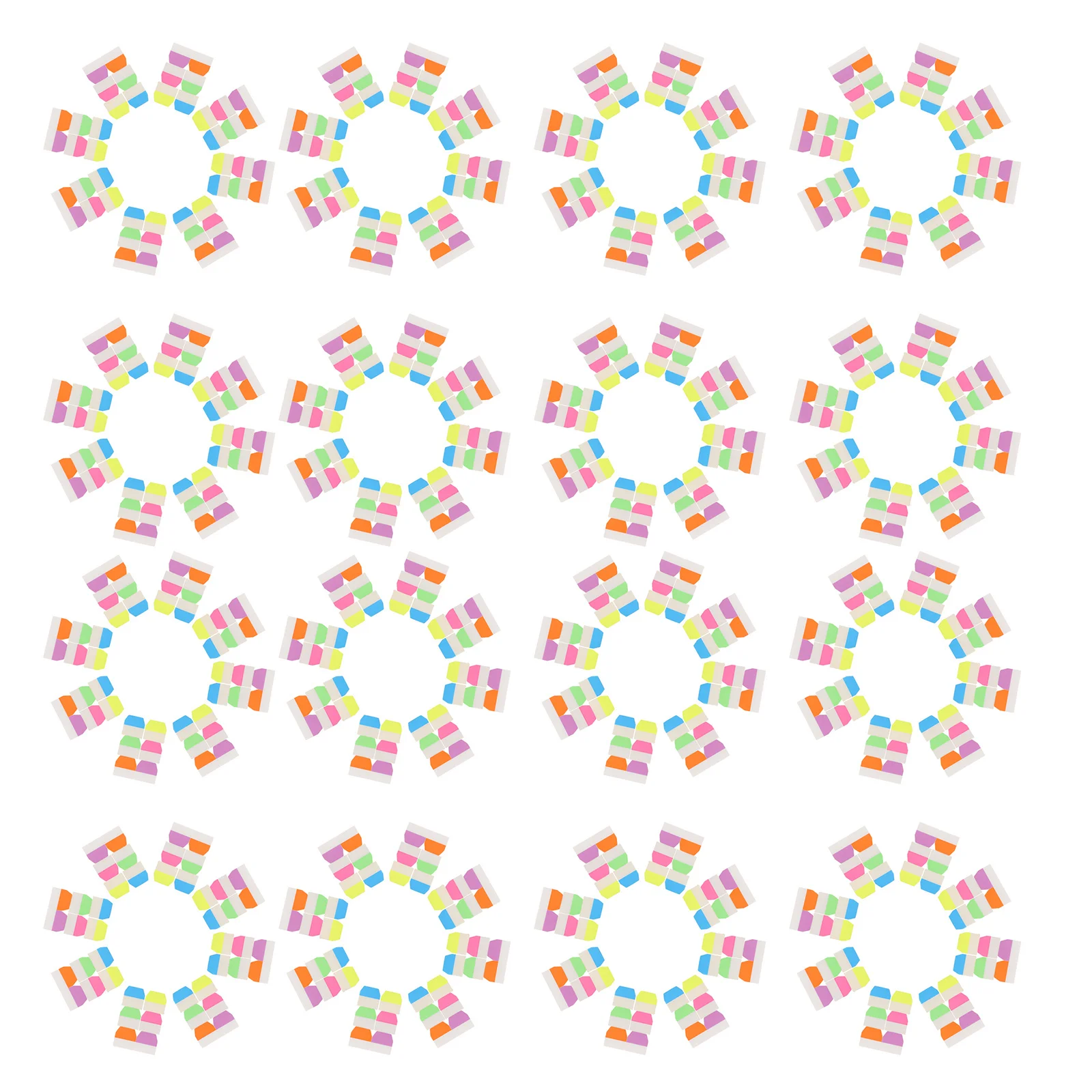 

600Pcs Bright Sticky Tabs Transparent Adhesive Index Tabs for Notebooks Highlighting Key Info Bookmarks for Students Office