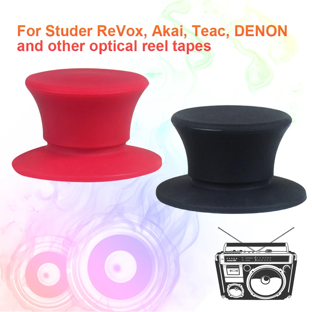 1-pair-1-4-inch-nab-hub-optical-shaft-adapters-rubber-nab-hub-adapters-loading-device-for-studer-revox-akai-teac-denon