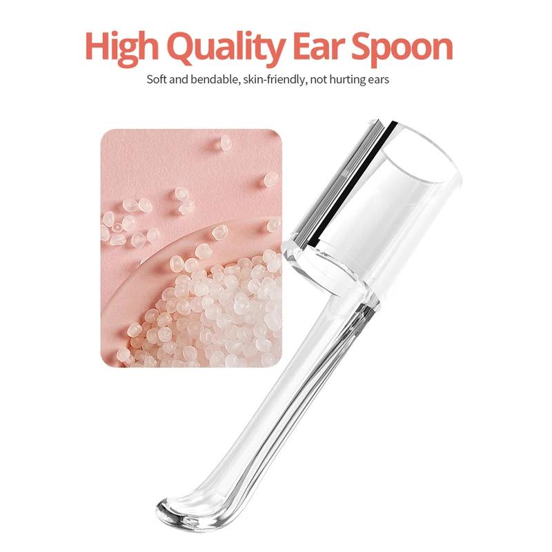 5.5mm Visual Ear Cleaner Endoscope Spoon Smart Earwax Removal With Camera Ear Picker Nose Otoscope Ear Cleaning Tool