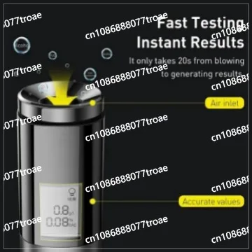 Portable rechargeable alcohol detector