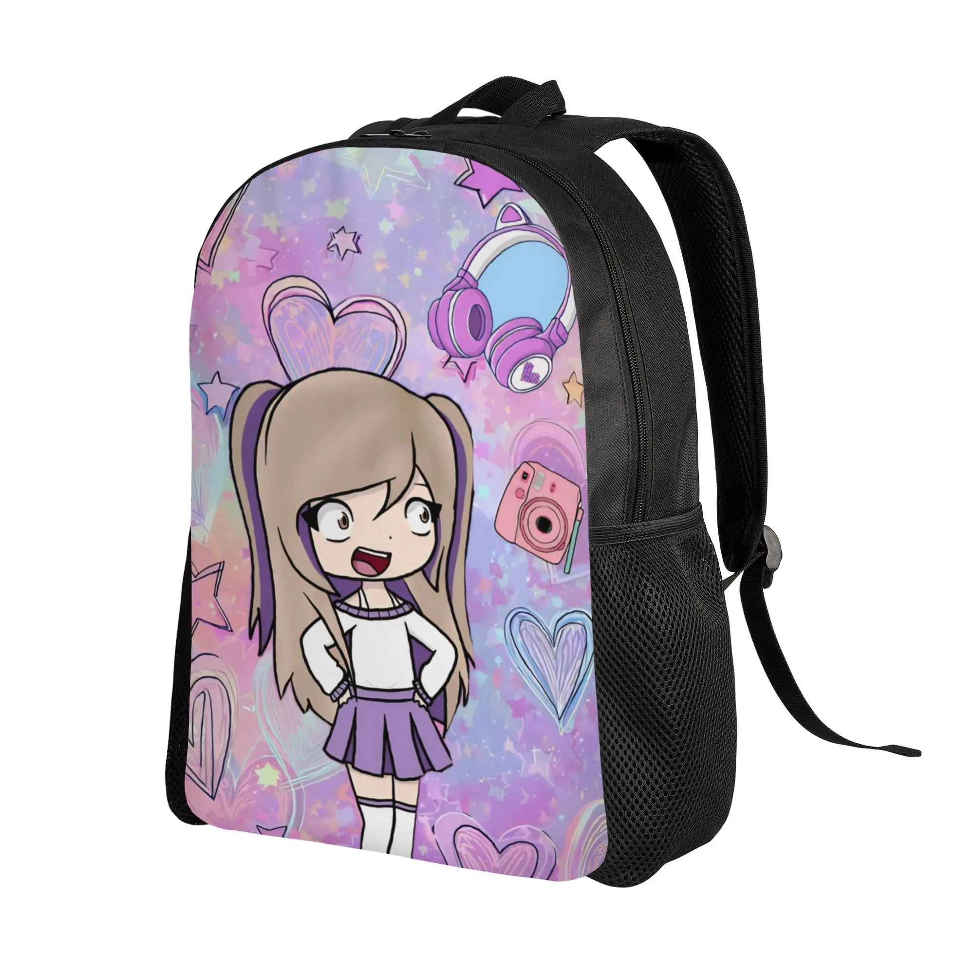 Dense Real Mix Collage Lyna Vallejos  Little Backpack for Boys Girls Toddler Kawaii Backpacks School Bags