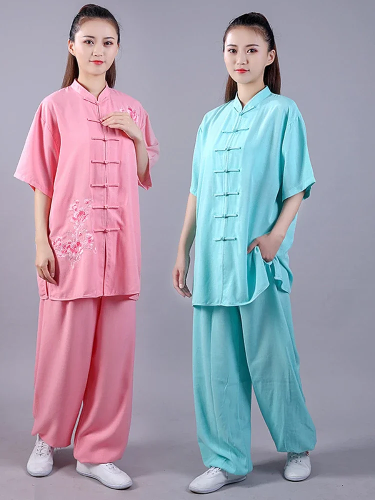 Uniforme de Tai Chi clásico chino Wushu Kung Fu tela adultos Taijiquan práctica artes marciales tradicionales traje de ejercicio Wing Chun