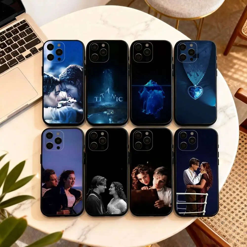 

T-titanic M-Movie Phone Case For iPhone 17,16,15,14,13,12,11 Plus,Pro Max,XS,Soft Silicone Black Cover