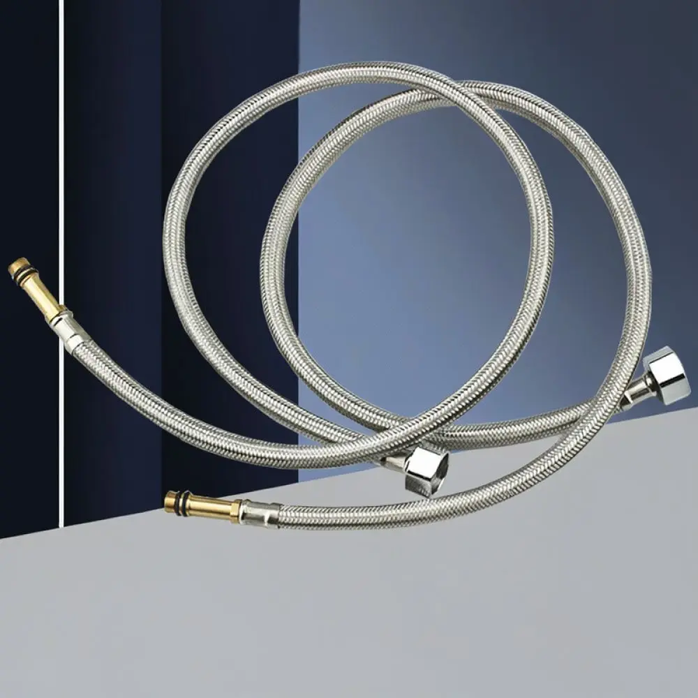 Stainless Steel Braided Water Hose Connector Flexible Faucet Supply Line For Modern Basin Sink Bathroom Pipe
