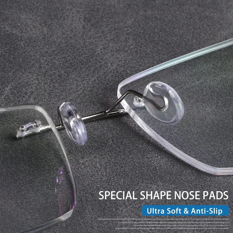 Eyeglass Nose Pads Replacement For Silhouette Frameless Glasses ,Glasses and Eyewear Frames,Soft Silicone Plug in Eye Glasses