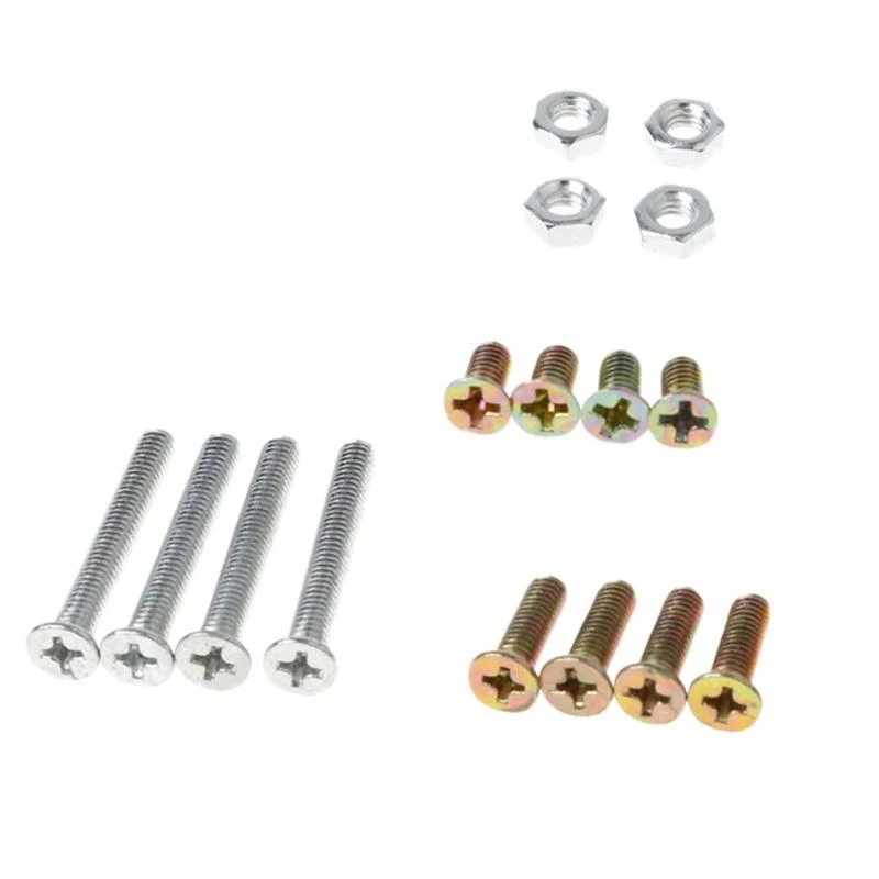 E06B Aluminum Router Table Insert Plate for w/ 4 Rings Screws For Woodworking Benches