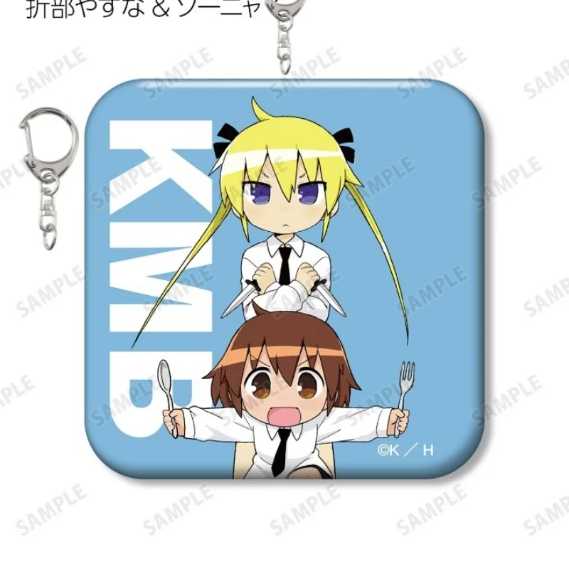 Acrylic Pendant Keychain Anime Kill Me Baby 6CM Yasuna Oribe Sonia Agiri Goshiki Cosplay FACTORY STORE Bag Acrylic KeyRing