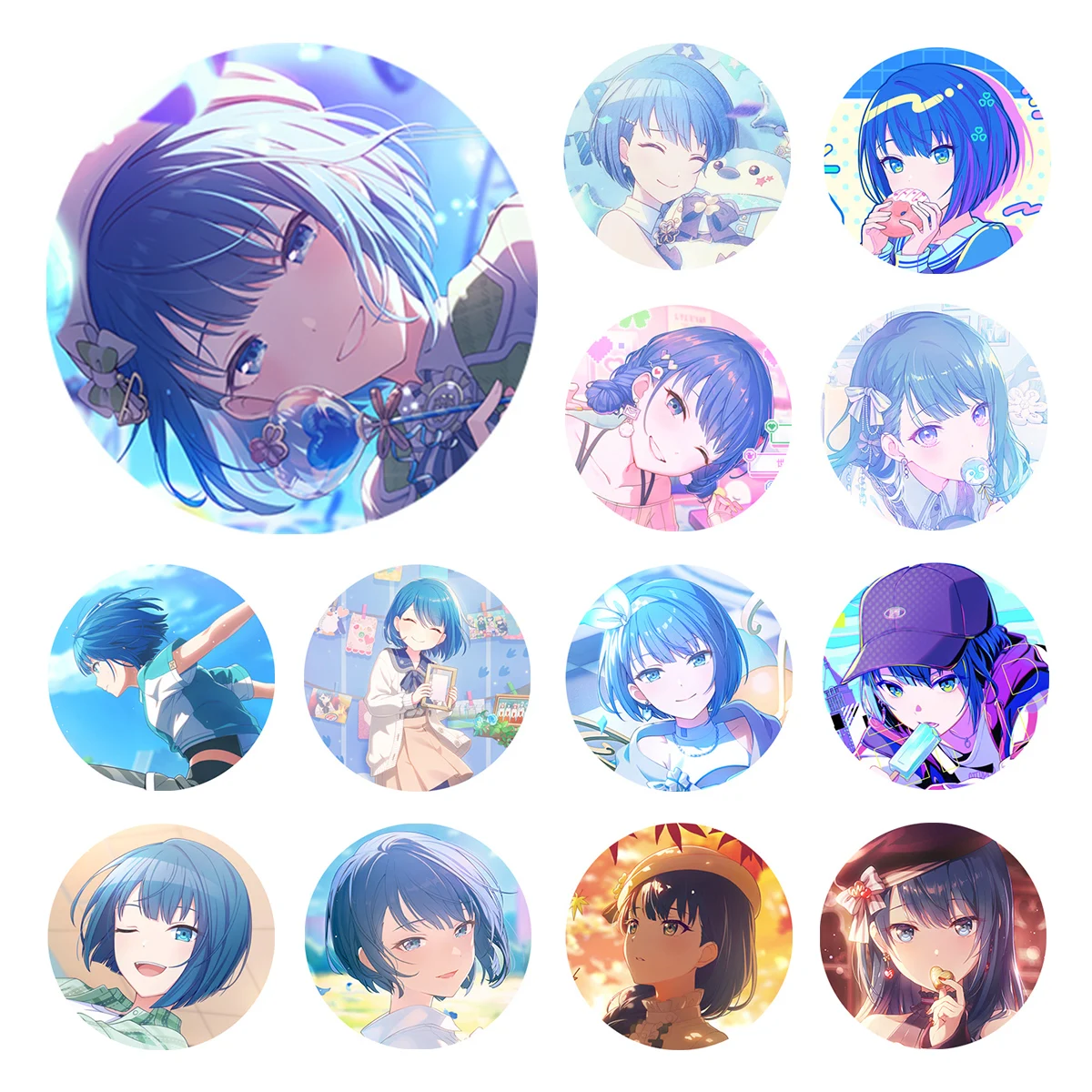 

Project SEKAI Anime Kiritani Haruka Hrk MORE JUMP! 50mm Metal Badge 20250626 Vol.2 Brooch Pins